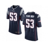 Men's Nike New England Patriots #53 Kyle Van Noy Elite Navy Blue Team Color NFL Jersey