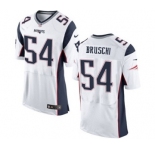 Men's Nike New England Patriots #54 Tedy Bruschi Elite White NFL Jersey