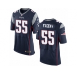 Men's Nike New England Patriots #55 Jonathan Freeny Elite Navy Blue Team Color NFL Jersey
