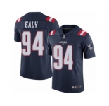 Men's Nike New England Patriots #94 Kony Ealy Elite Navy Blue Rush NFL Jersey