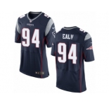 Men's Nike New England Patriots #94 Kony Ealy Elite Navy Blue Team Color NFL Jersey