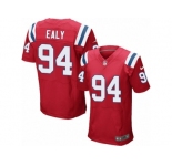Men's Nike New England Patriots #94 Kony Ealy Elite Red Alternate NFL Jersey