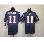 nike nfl jerseys new england patriots #11 edelman blue[Elite]