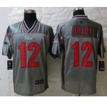 nike nfl jerseys new england patriots #12 tom brady grey[Elite vapor]