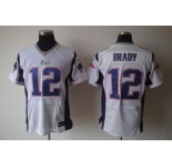 nike nfl jerseys new england patriots #12 tom brady white[elite]