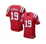 nike nfl jerseys new england patriots #19 lafell red[Elite]