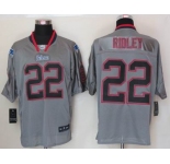 nike nfl jerseys new england patriots #22 stevan ridley grey[Elite lights out]