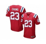 nike nfl jerseys new england patriots #23 patrick chung red[Elite]
