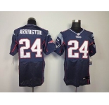 nike nfl jerseys new england patriots #24 arrington blue[Elite]