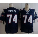 nike nfl jerseys new england patriots #74 easley blue[Elite]