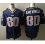 nike nfl jerseys new england patriots #80 amendola blue[Elite]