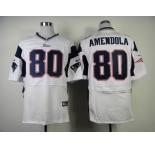 nike nfl jerseys new england patriots #80 amendola white[Elite]