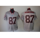 nike nfl jerseys new england patriots #87 gronkowski grey[Elite lights out]