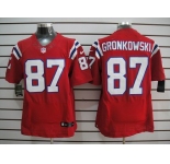 nike nfl jerseys new england patriots #87 gronkowski red[Elite]