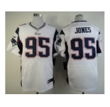 nike nfl jerseys new england patriots #95 jones white[Elite]