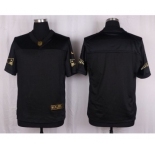 nike nfl jerseys new england patriots blank black gold collection[Elite]