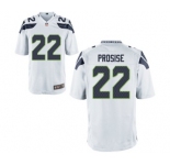 Men's Nike Seattle Seahawks #22 C.J. Prosise Game White NFL Jersey