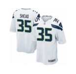 Men's Nike Seattle Seahawks #35 DeShawn Shead Game White NFL Jersey