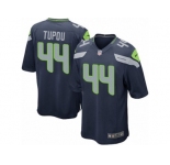 Men's Nike Seattle Seahawks #44 Tani Tupou Game Steel Blue Team Color NFL Jersey