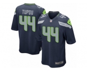 Men's Nike Seattle Seahawks #44 Tani Tupou Game Steel Blue Team Color NFL Jersey