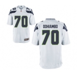 Men's Nike Seattle Seahawks #70 Rees Odhiambo Game White NFL Jersey