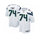 Men's Nike Seattle Seahawks #74 George Fant Game White NFL Jersey