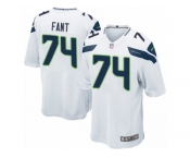 Men's Nike Seattle Seahawks #74 George Fant Game White NFL Jersey