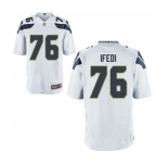 Men's Nike Seattle Seahawks #76 Germain Ifedi Game White NFL Jersey