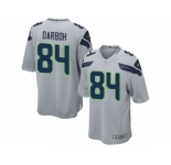 Men's Nike Seattle Seahawks #84 Amara Darboh Game Grey Alternate NFL Jersey