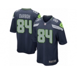 Men's Nike Seattle Seahawks #84 Amara Darboh Game Steel Blue Team Color NFL Jersey