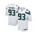 Men's Nike Seattle Seahawks #93 Tony McDaniel Game White NFL Jersey