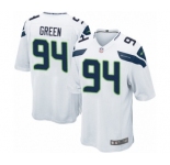 Men's Nike Seattle Seahawks #94 Rasheem Green Game White NFL Jersey