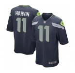 nike nfl jerseys seattle seahawks #11 harvin blue[game]