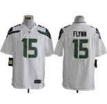 nike nfl jerseys seattle seahawks #15 flynn white[game]