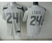 nike nfl jerseys seattle seahawks #24 lynch grey[game]