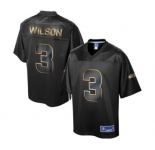 nike nfl jerseys seattle seahawks #3 wilson black gold collection[game]