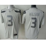 nike nfl jerseys seattle seahawks #3 wilson grey[game]