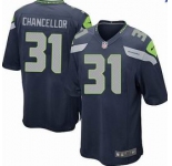 nike nfl jerseys seattle seahawks #31 kam chancellor blue[game]