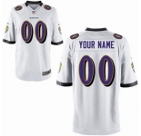 Nike nfl jerseys Baltimore Ravens Customized Game White Jersey