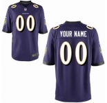 Nike nfl jerseys Baltimore Ravens Customized Game purple Jersey