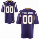 Nike nfl jerseys Minnesota Vikings Customized Game purple Jersey