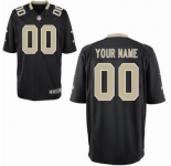 Nike nfl jerseys New Orleans Saints Customized Game black Jersey