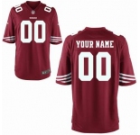Nike nfl jerseys San Francisco 49ers Customized Game red Jersey