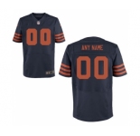 Men Nike Nfl Jerseys Chicago Bears Customized Elite Alternate Blue Jersey