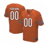 Men Nike Nfl Jerseys Chicago Bears Customized Elite Orange Jersey