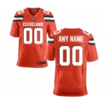 Men Nike Nfl Jerseys Cleveland Browns Customized Elite Orange Jersey