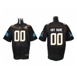 Nike Detroit Lions Customized Black 2016 Pro Bowl Men's Stitched Jerseys[Elite]