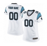 Women Nike Nfl Jerseys Carolina Panthers Customized White Jersey