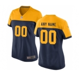 Women Nike Nfl Jerseys Green Bay Packers Customized Blue Jersey