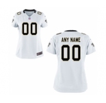 Women Nike Nfl Jerseys New Orleans Saints Customized White Jersey